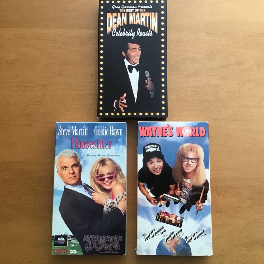 Bundle 3 VHS Comedy Tapes